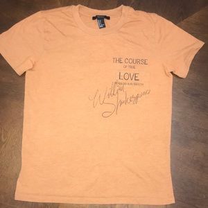Forever 21 Shakespeare quote T-shirt. Size Small
